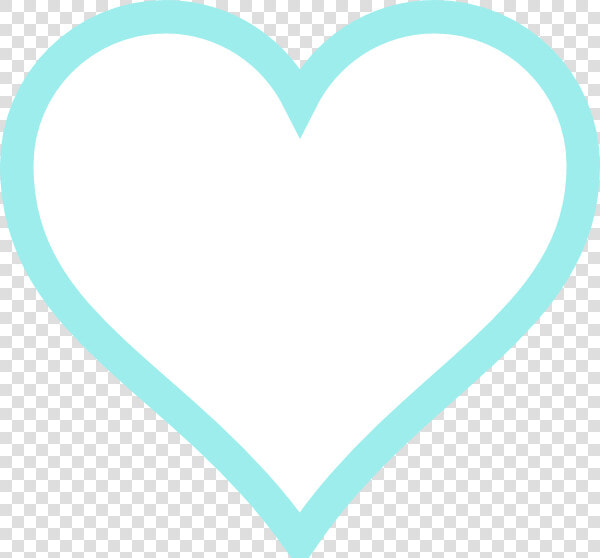 Pale Blue Heart Clip Art   Heart  HD Png DownloadTransparent PNG