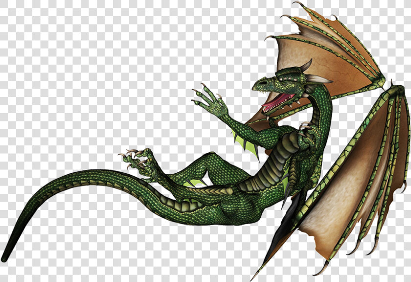Green Dragon Drawing   Green Dragon Falling  HD Png DownloadTransparent PNG