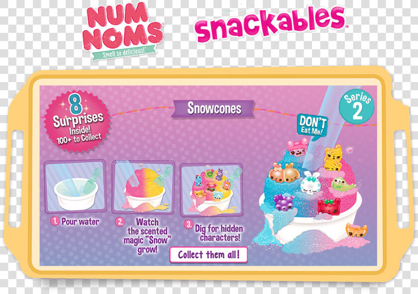 Num Noms Snackables Snow Cones Collect Them All  HD Png DownloadTransparent PNG
