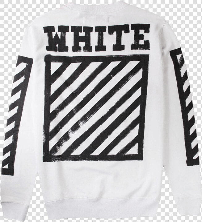 Off White Stripes Png   Brushed Off White Long Sleeve  Transparent PngTransparent PNG