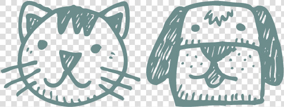 Cat Dog Icon Paw destrian   Cat Dog Icon  HD Png DownloadTransparent PNG