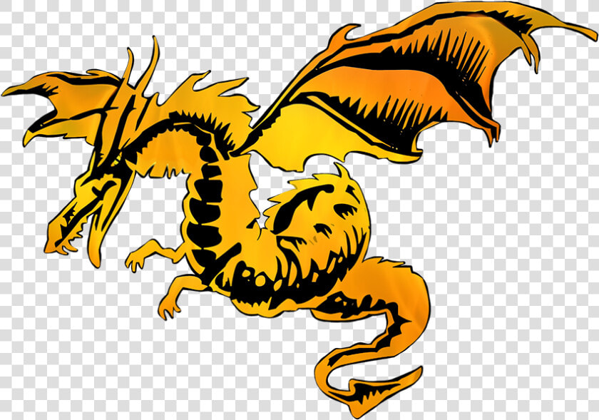 Fire Dragon Black Orange   Shaolin Fire And Water Dragon Fremes  HD Png DownloadTransparent PNG