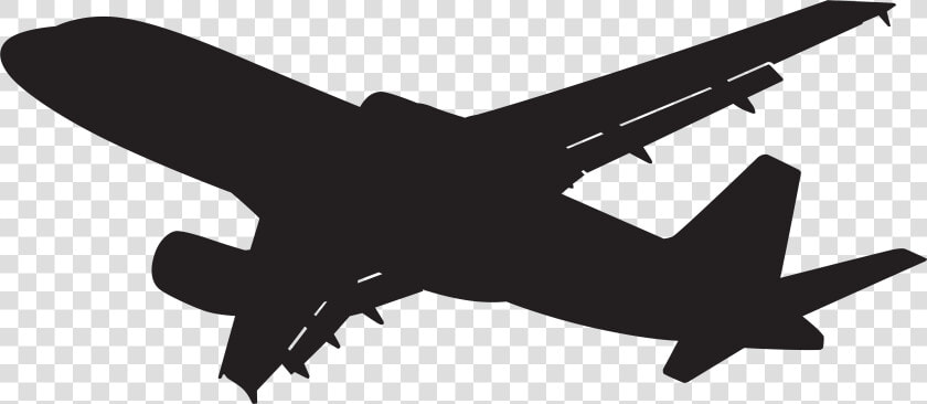 Airplane Fixed wing Aircraft Clip Art   Transparent Background Airplane Silhouette Png  Png DownloadTransparent PNG