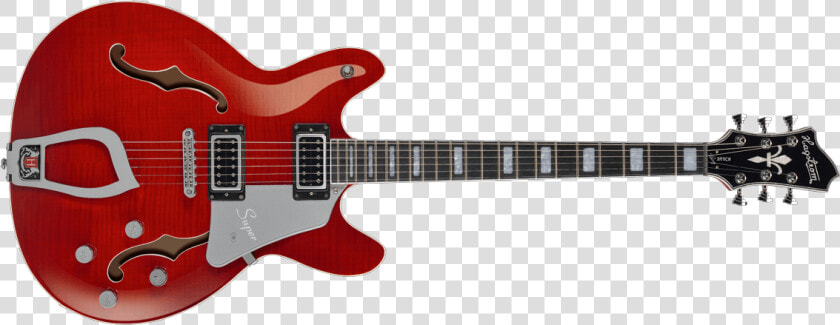 Hagstrom Super Viking Wild Cherry Transparent Front   Hagstrom Super Viking Black  HD Png DownloadTransparent PNG