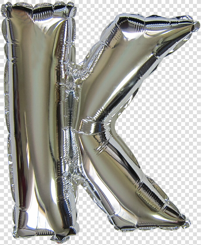 Alphabet Balloons   Foil Balloon K Silver  HD Png DownloadTransparent PNG