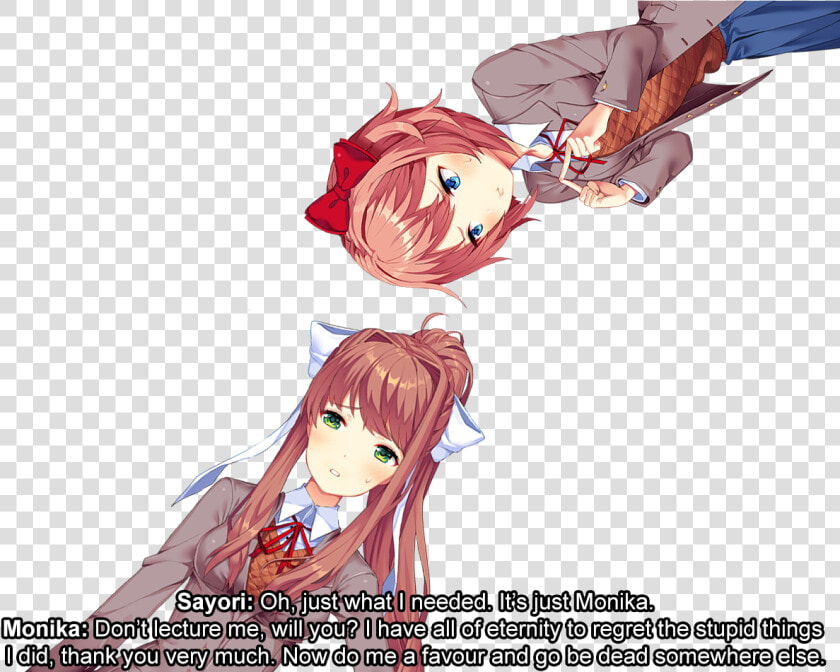 Doki Doki Literature Girls Hello Everyone   Monika Regret  HD Png DownloadTransparent PNG