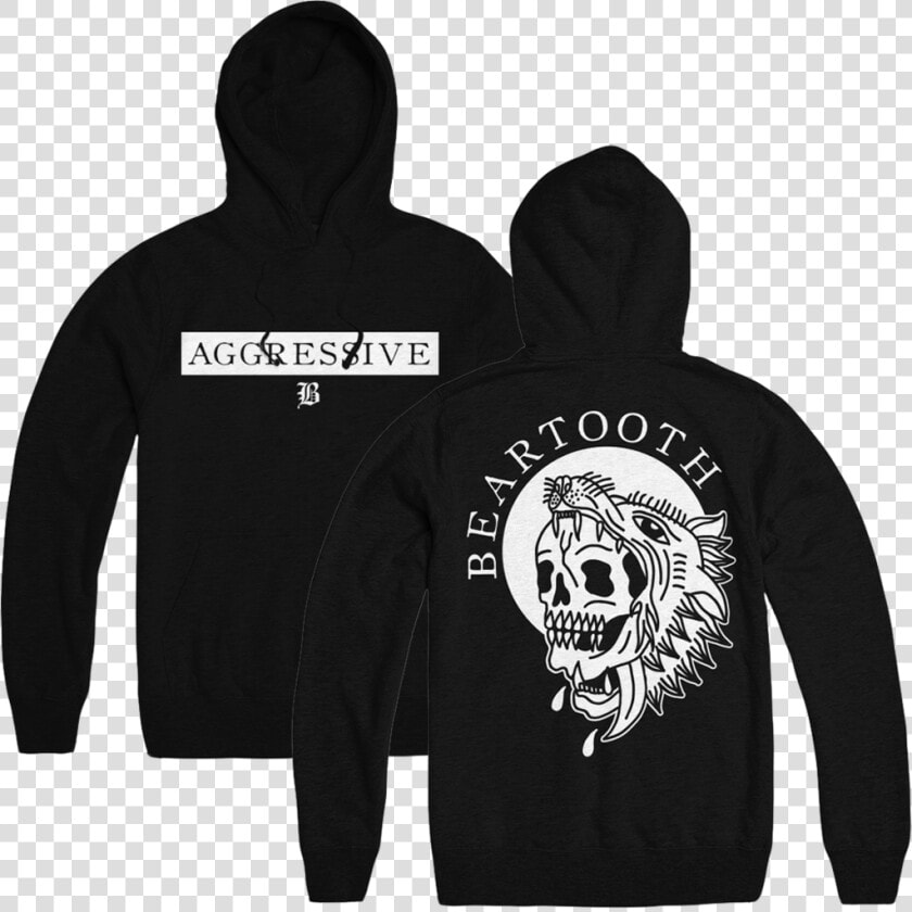Skull Wolf Hoodie   Beartooth Wolf  HD Png DownloadTransparent PNG