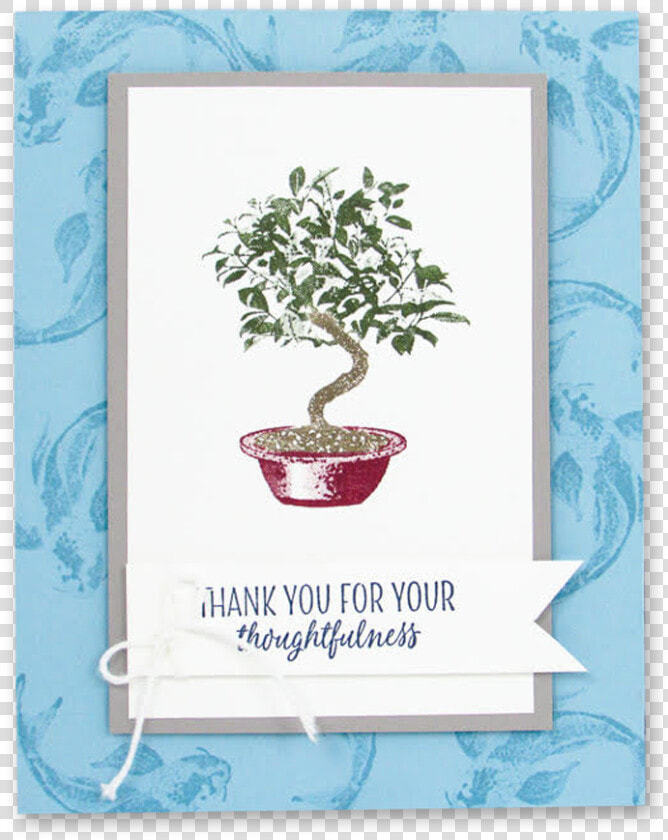 Bonsai Stampin Up Card  HD Png DownloadTransparent PNG