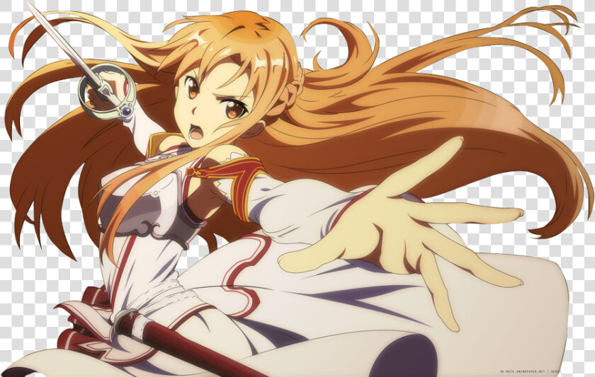 Sword Art Online Asuna   Png Download   Asuna Yuuki Render  Transparent PngTransparent PNG
