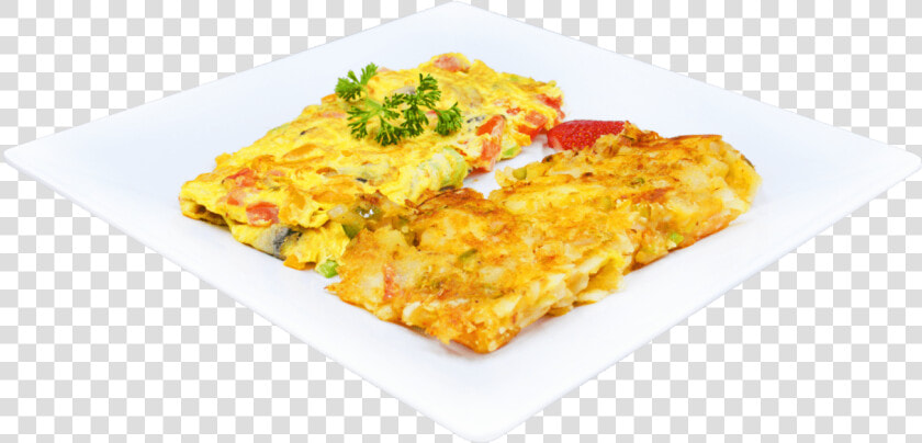 Ham  Bacon  Pork Or Chicken Sausage Omelette   Fritter  HD Png DownloadTransparent PNG