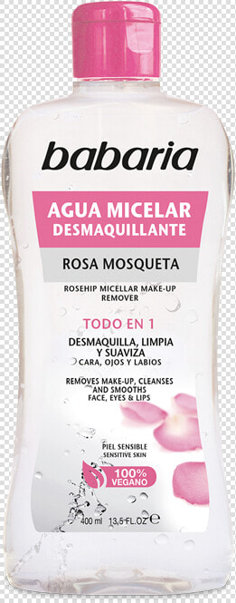 Agua Micelar Desmaquillante De Rosa Mosqueta De Babaria   Babaria  HD Png DownloadTransparent PNG