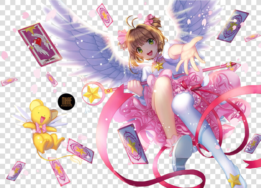 Transparent Sakura Card Captor Png   Cardcaptor Sakura Render  Png DownloadTransparent PNG