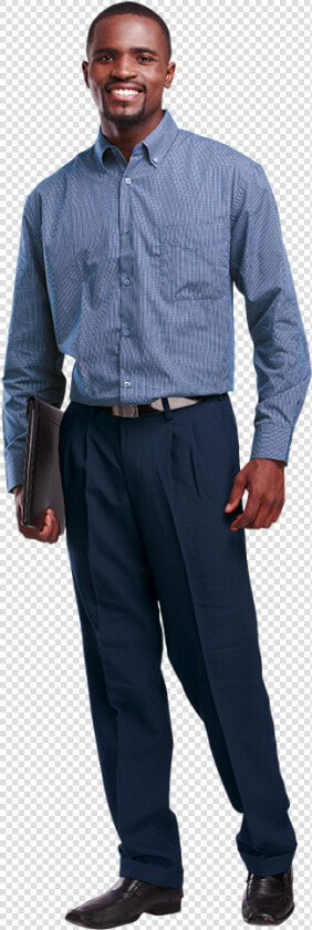 Men Statement Classic Pants Navy Blue   Standing  HD Png DownloadTransparent PNG