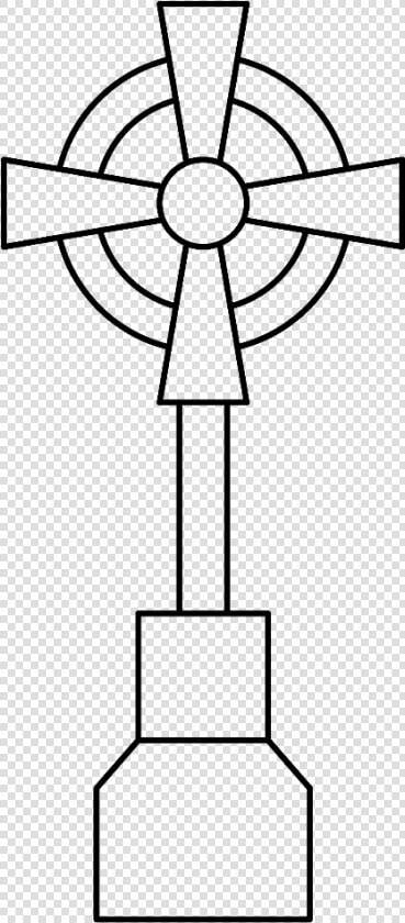  halloween  holidays  spooky  outline  outlines  cross   Cross  HD Png DownloadTransparent PNG