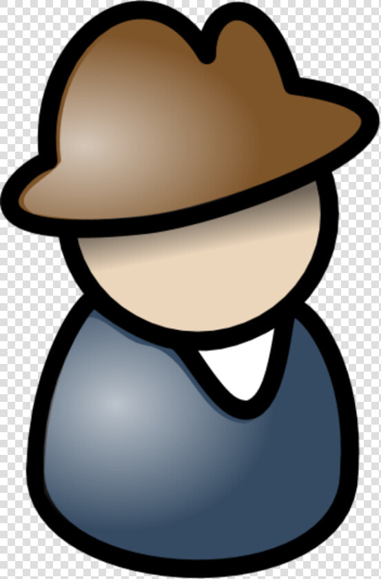User Male Icon Wearing Hat   People Clipart  HD Png DownloadTransparent PNG