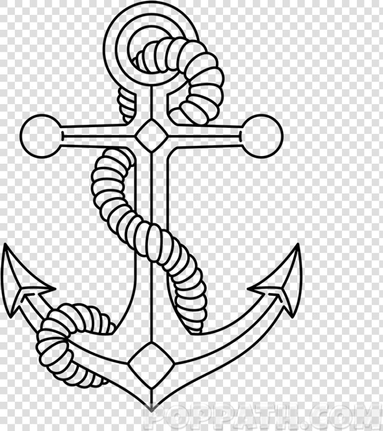 Collection Of Free Traditional Drawing Anchor Download   Traditional Anchor Png  Transparent PngTransparent PNG