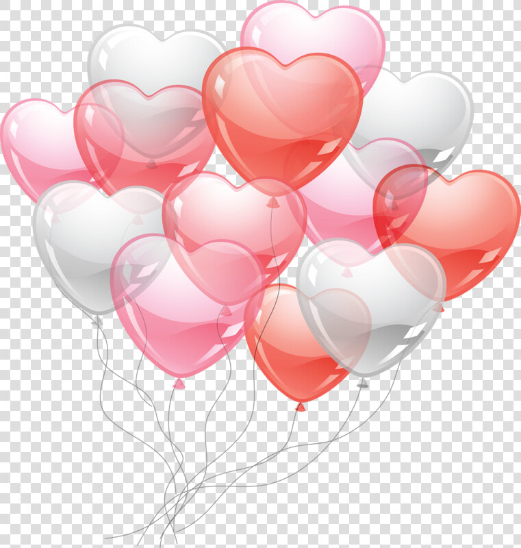 Happy Birthday Ballons  Valentines Balloons  Valentines   Pink Heart Birthday Balloons  HD Png DownloadTransparent PNG