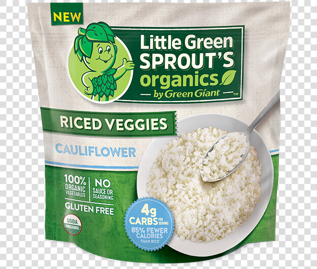 Green Giant Organic Riced Cauliflower  HD Png DownloadTransparent PNG