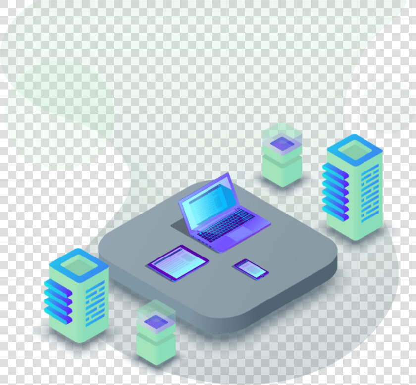 Managed It Services With Laptop  Phone  Tablet And  HD Png DownloadTransparent PNG