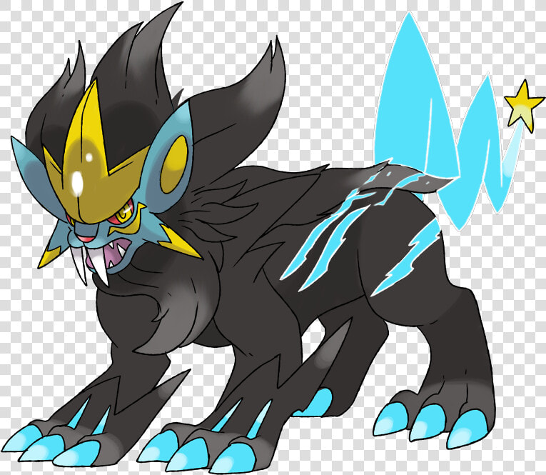 Picture   Mega Luxray Pokemon Card  HD Png DownloadTransparent PNG