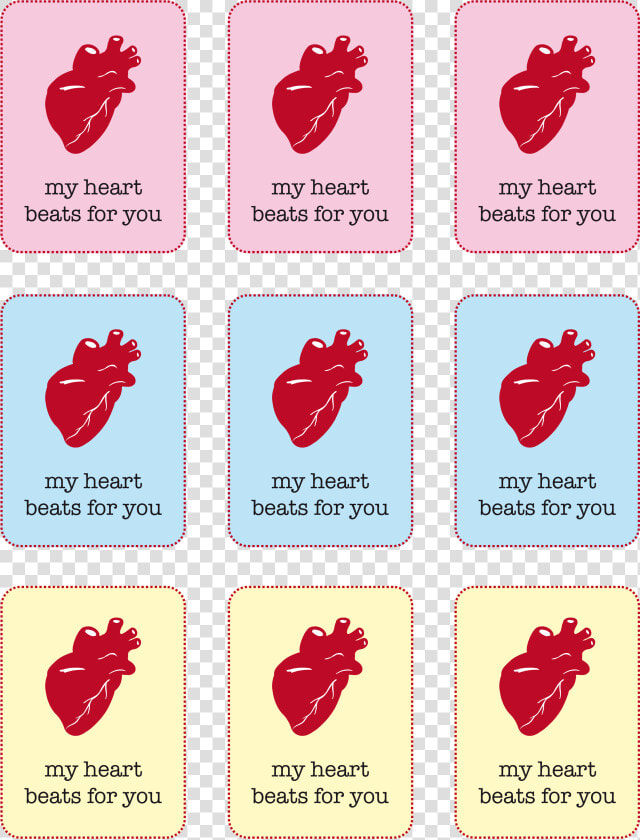 Transparent Anatomical Heart Png   Real Heart Valentines Card  Png DownloadTransparent PNG