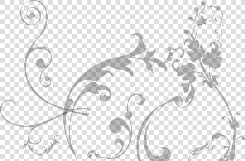 Transparent Simple Swirl Png   Silver Swirls With Transparent Background  Png DownloadTransparent PNG