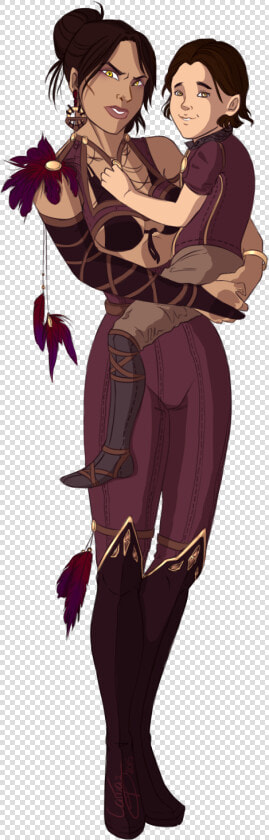 “ I Drew Morrigan  amp  Kieran Becz They’re Babies And   Dragon Age Morrigan Fan Art  HD Png DownloadTransparent PNG