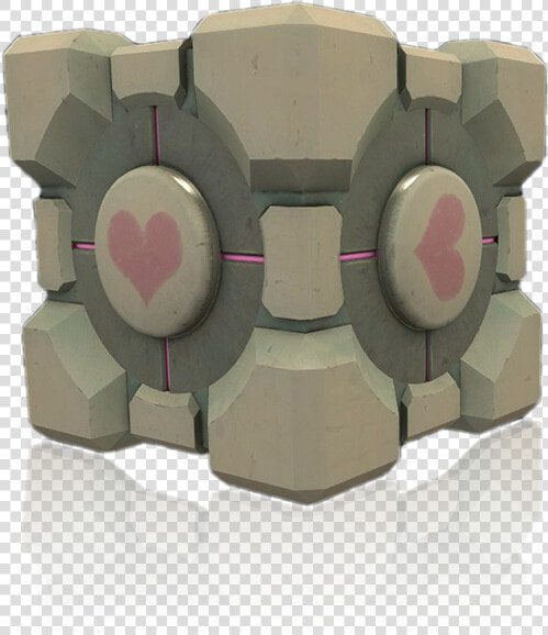 Portal 2 Glados As Potato   Weighted Companion Cube Meme  HD Png DownloadTransparent PNG