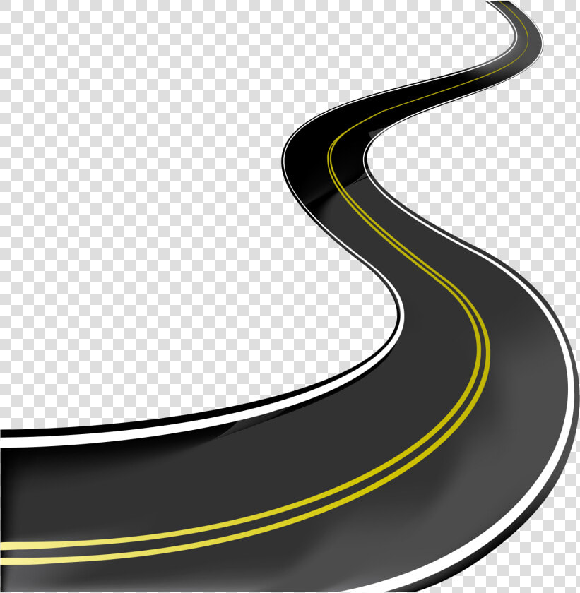 Svg Library Stock Clip Art Curved Transprent Png Free   Road Cartoon  Transparent PngTransparent PNG