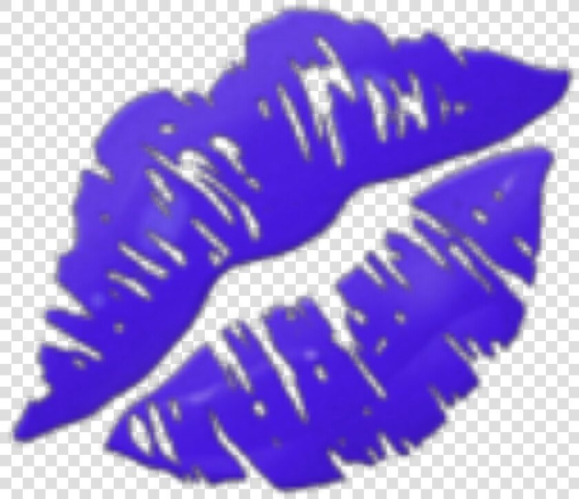  freetoedit  darkpurple  lipstick  emoji  purple  kiss   Kiss Lips Emoji Transparent  HD Png DownloadTransparent PNG