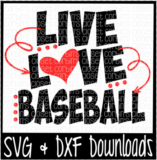 Free Live Love Baseball Cutting File Crafter File   Poster  HD Png DownloadTransparent PNG