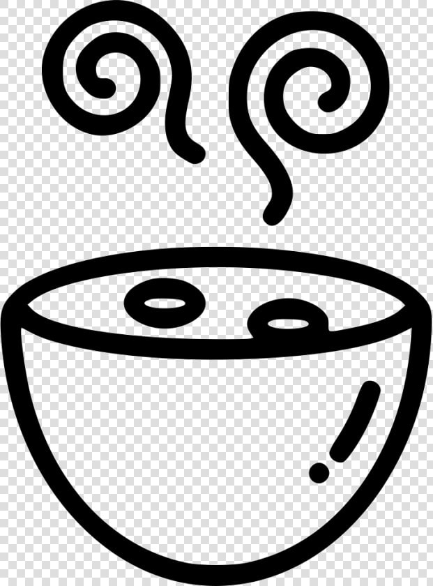 Meal Icon Png   Soup In Bowl Line Drawing  Transparent PngTransparent PNG