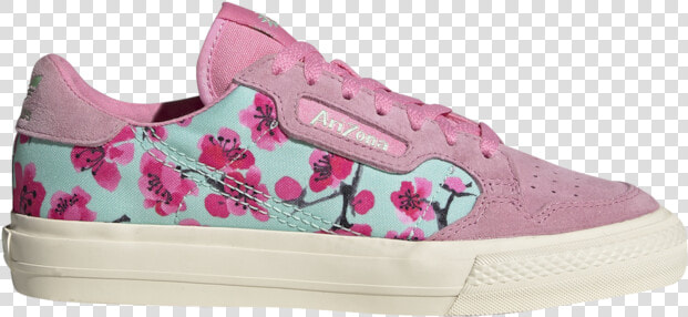 Adidas Continental 80 Vulc Arizona Iced Tea Pink Teal   Adidas Shoes Arizona Tea  HD Png DownloadTransparent PNG