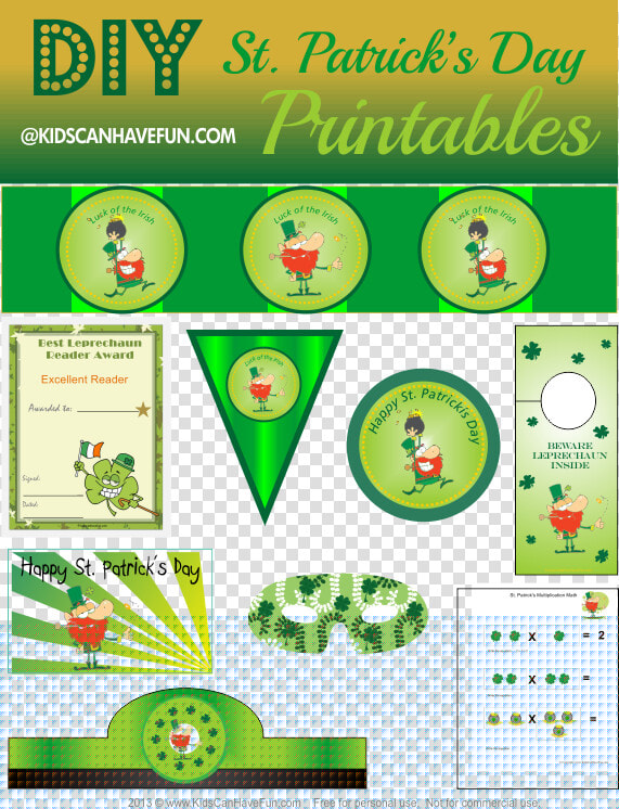 Patricks Day Printables   St Patricks Day Kids Parties  HD Png DownloadTransparent PNG