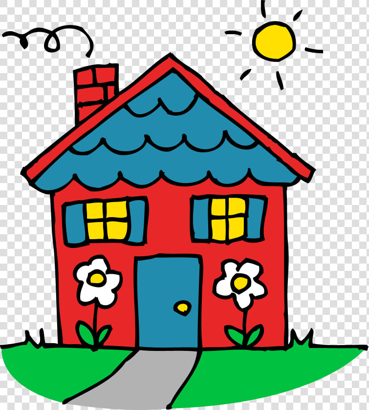 Sun  House  Home  Cute Clipart   My Cute Graphics Home  HD Png DownloadTransparent PNG