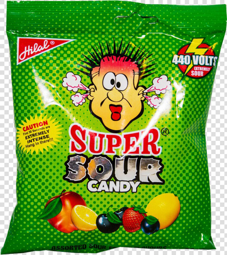 Hilal Super Sour Candy Pouch 35pcs 105 Gm   Hilal Super Sour Candy  HD Png DownloadTransparent PNG