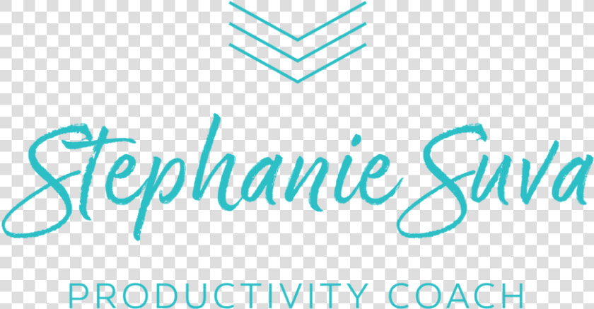Stephanie Suva Productivity Coach Organizer Logo   Calligraphy  HD Png DownloadTransparent PNG