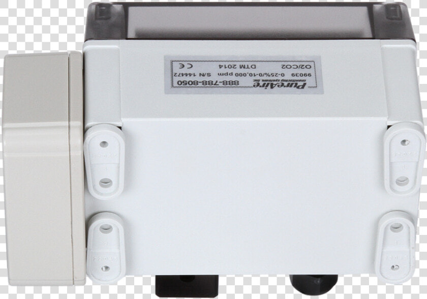 Pureaire Dual O2 co2 Monitorside View   Laser Printing  HD Png DownloadTransparent PNG