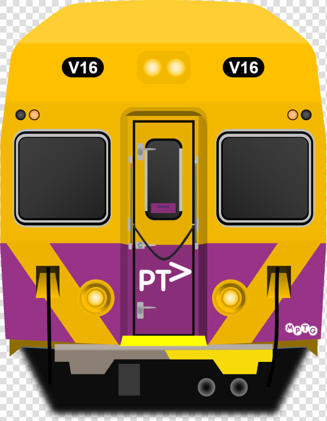Sydney Trains V Set In The Purple Ptv Livery Front   Sydney Trains V Set  HD Png DownloadTransparent PNG