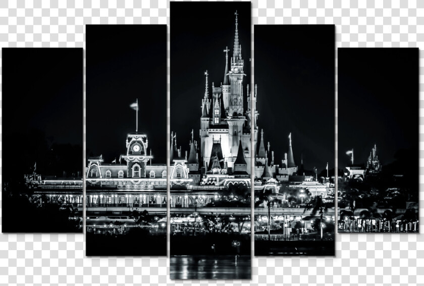 Black And White Disney Wall Murals  HD Png DownloadTransparent PNG