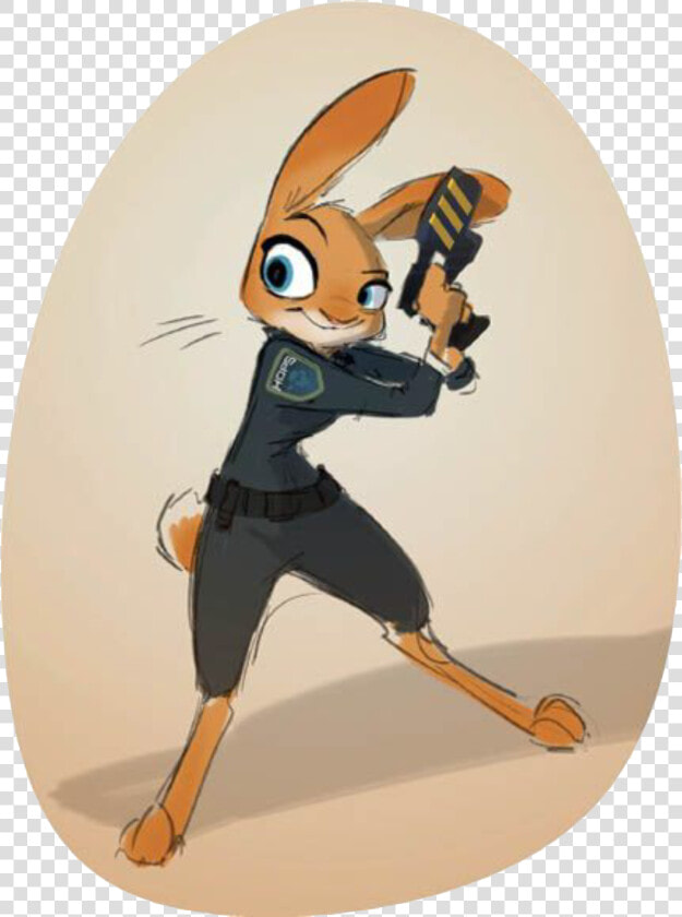 Transparent Officer Clipart   Early Version Of Judy Hopps  HD Png DownloadTransparent PNG