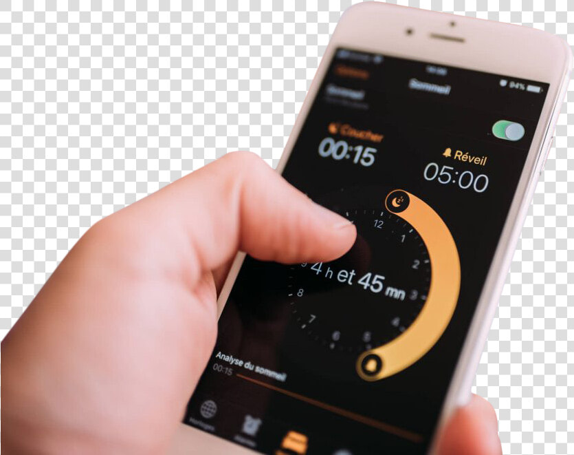 Setting Alarm Clock On Smart Phone   Smartphone  HD Png DownloadTransparent PNG