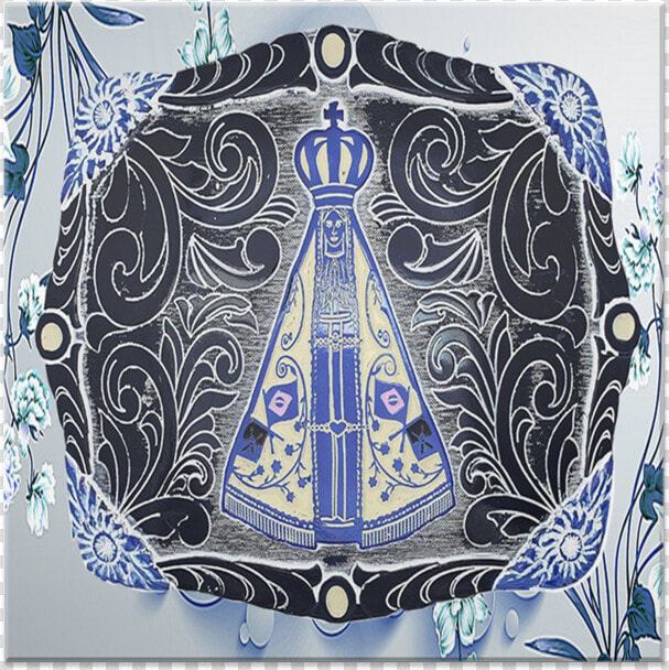 Azulejo Nossa Senhora Aparecida De Com Estampas Religiosasna   Estampa Nossa Senhora Png  Transparent PngTransparent PNG