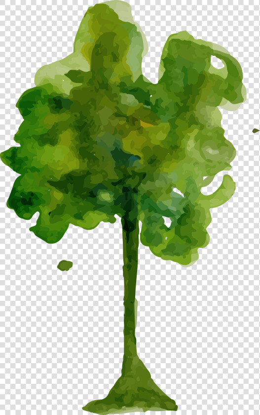 Watercolor Trees Png   Transparent Watercolor Tree Png  Png DownloadTransparent PNG