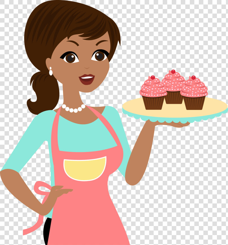Clip Art Free Female Chef Clipart   Chefe De Cozinha Mulher Em Desenho Png  Transparent PngTransparent PNG