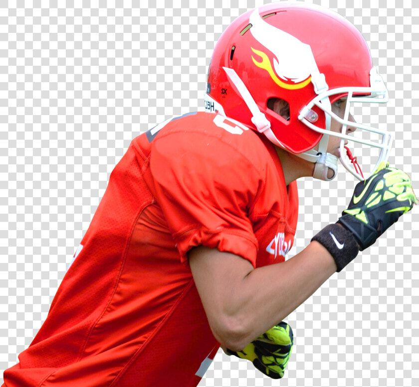 American Football Player Png Image   American Football Transparent Red Players Football  Png DownloadTransparent PNG
