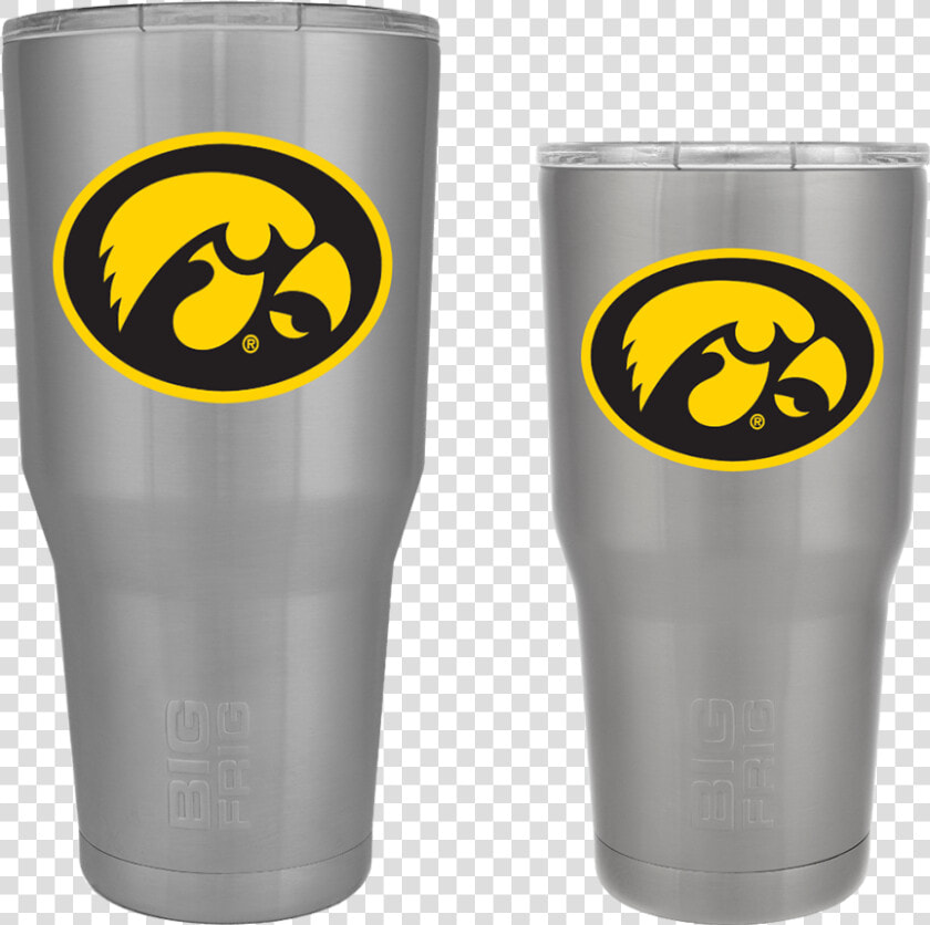 Iowa Hawkeyes Tigerhawk Oval Tumbler Class   Iowa Hawkeyes  HD Png DownloadTransparent PNG