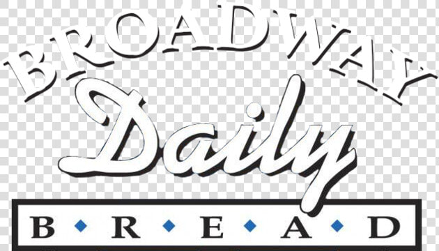 Broadway Daily Bread Logo Wide   Calligraphy  HD Png DownloadTransparent PNG