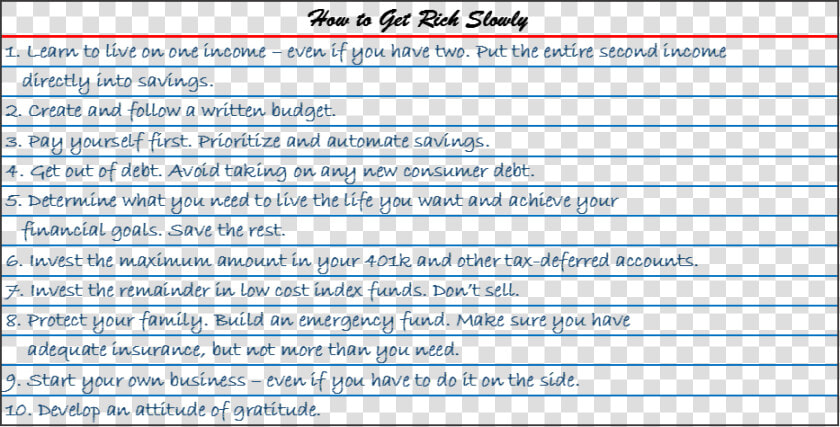 How To Get Rich Slowly   目標 設定 シート  HD Png DownloadTransparent PNG