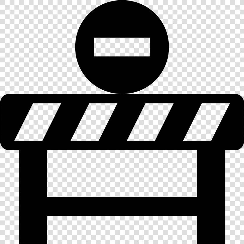 Closure Icon Free Download   Road Block Clip Art  HD Png DownloadTransparent PNG
